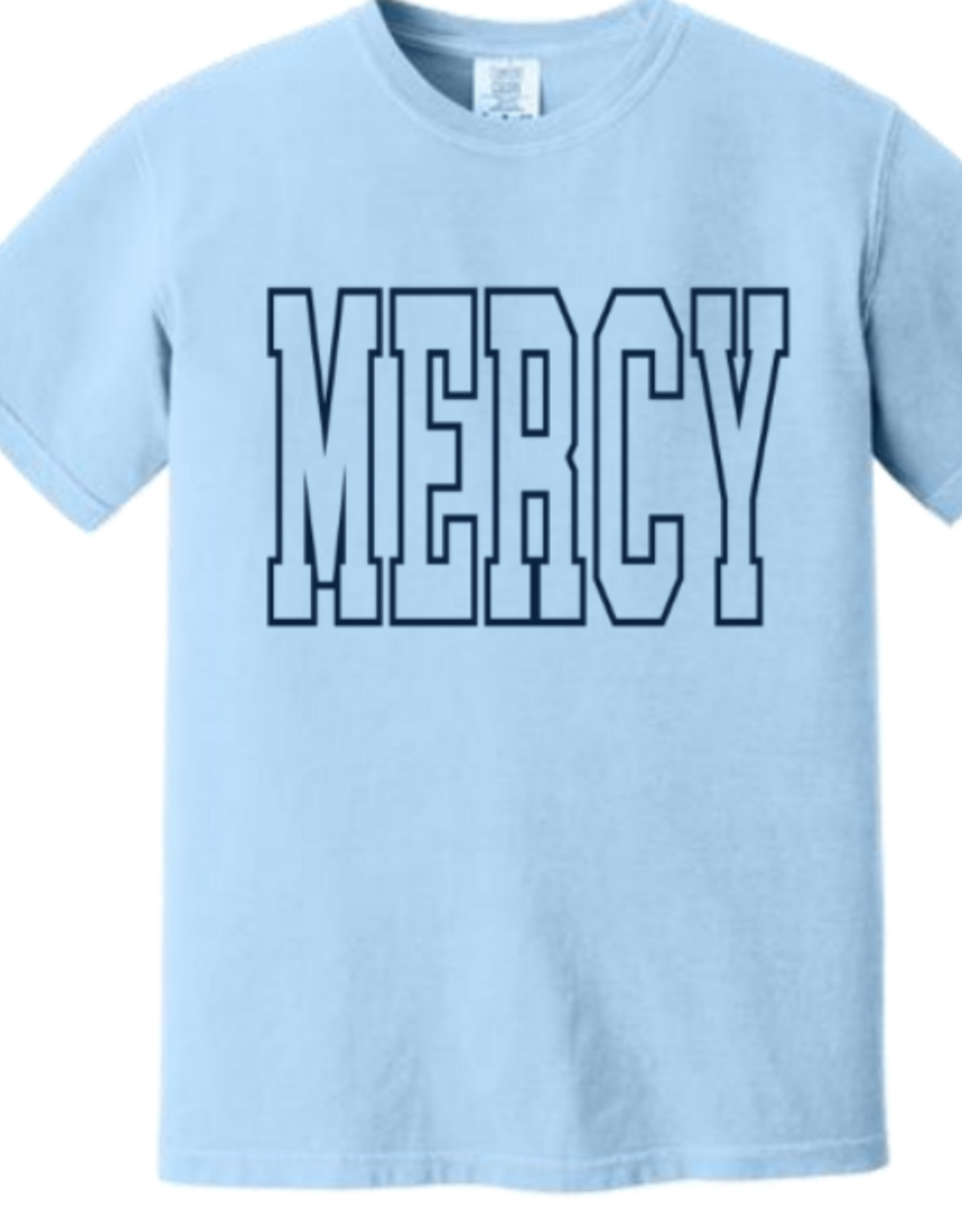 Comfort Colors Mercy Tshirt Light Blue