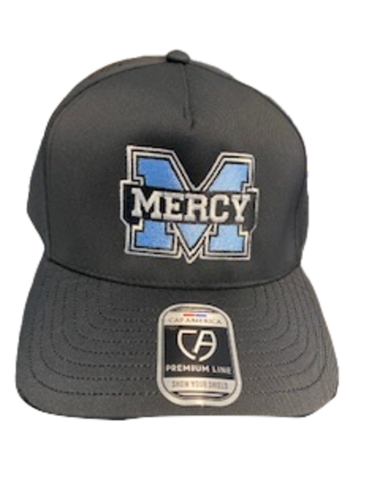 Cap America Mercy Light Blue/Black Power M Black Hat