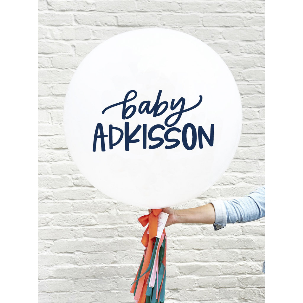 Custom 36" Balloon Kit - Baby
