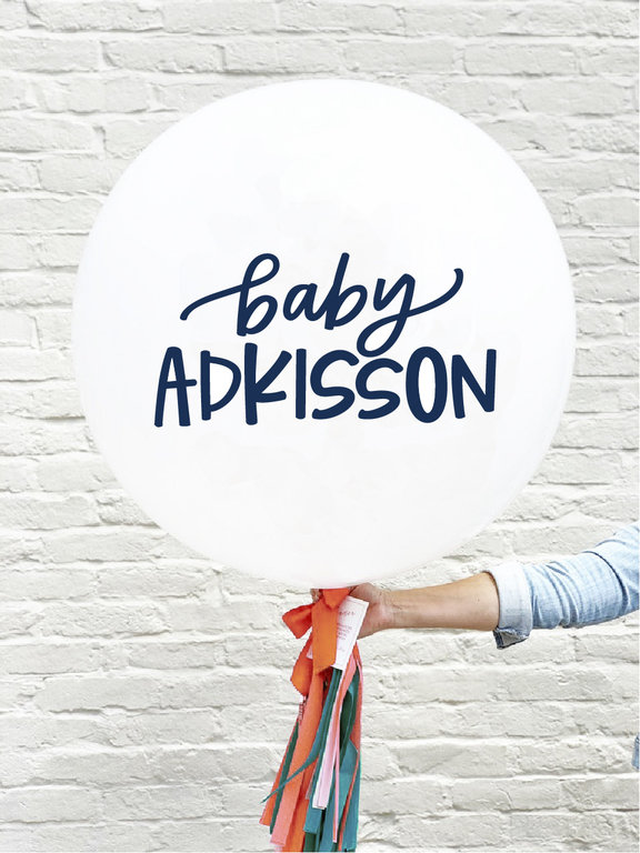 Custom 36" Balloon Kit - Baby