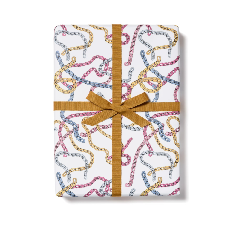 Rainbow Chains Wrapping Paper