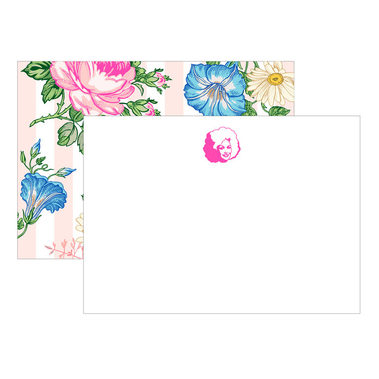 Dolly Parton Notecards Floral- 8