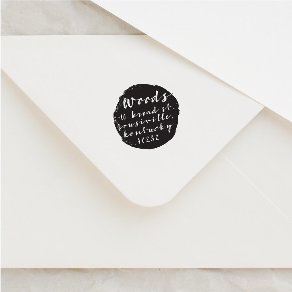 INKED Address Stamp - Embedded - Rock Paper Scissors
