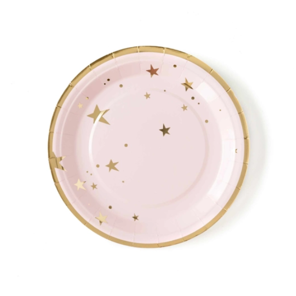Baby Pink Star Plates