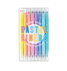 Pastel Liners Double-Ended Markers