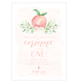 Sweet as a Peach Invitation