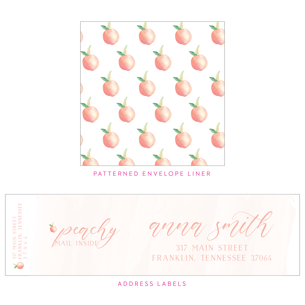 Sweet as a Peach Invitation