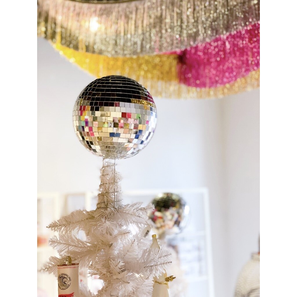 36 DISCO TREE TOPPER Rock Paper Scissors