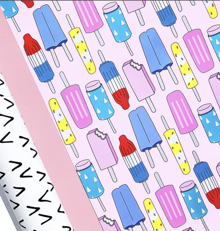 Popsicles Wrapping Paper Sheet