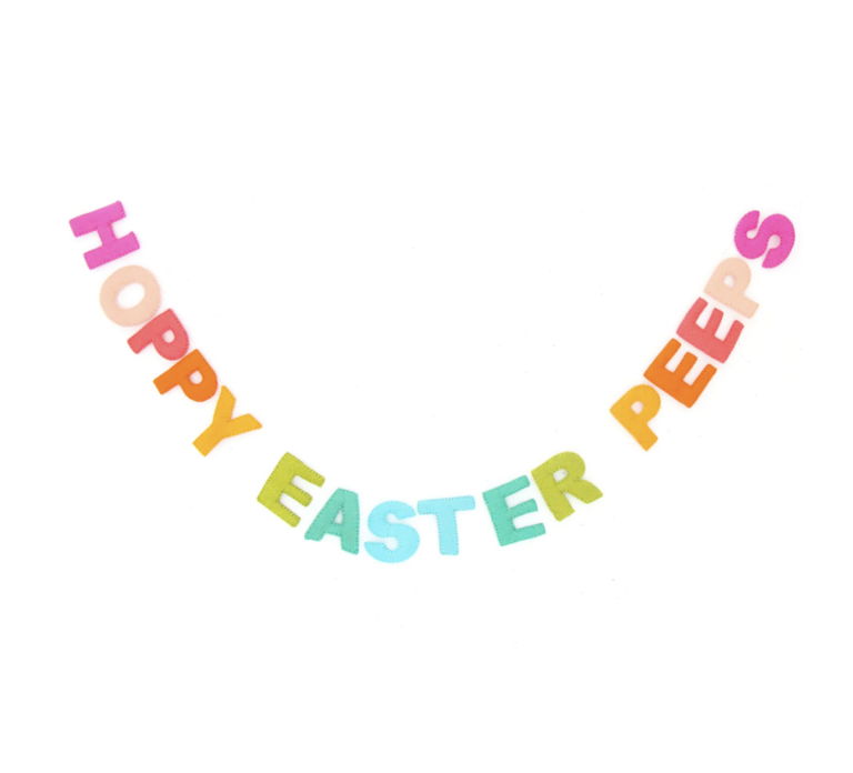 Hoppy Easter Felt Garland