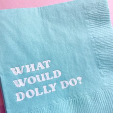 Print Appeal What Would Dolly Do? Napkins - set of 20