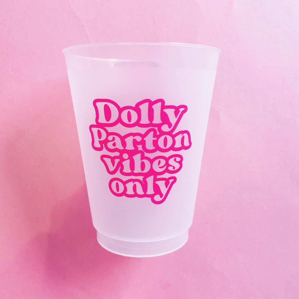 Dolly Vibes Only Frosted Cups