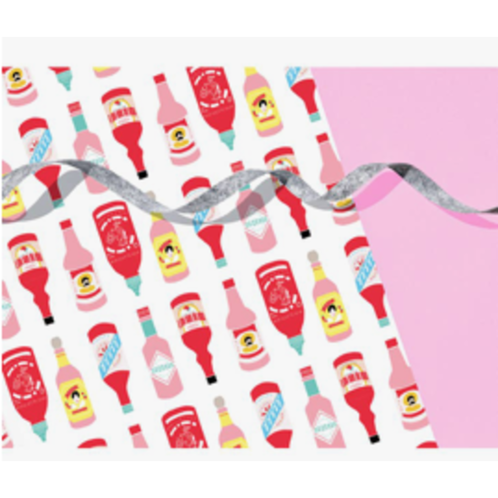 Hot Sauce Wrapping Paper Sheet