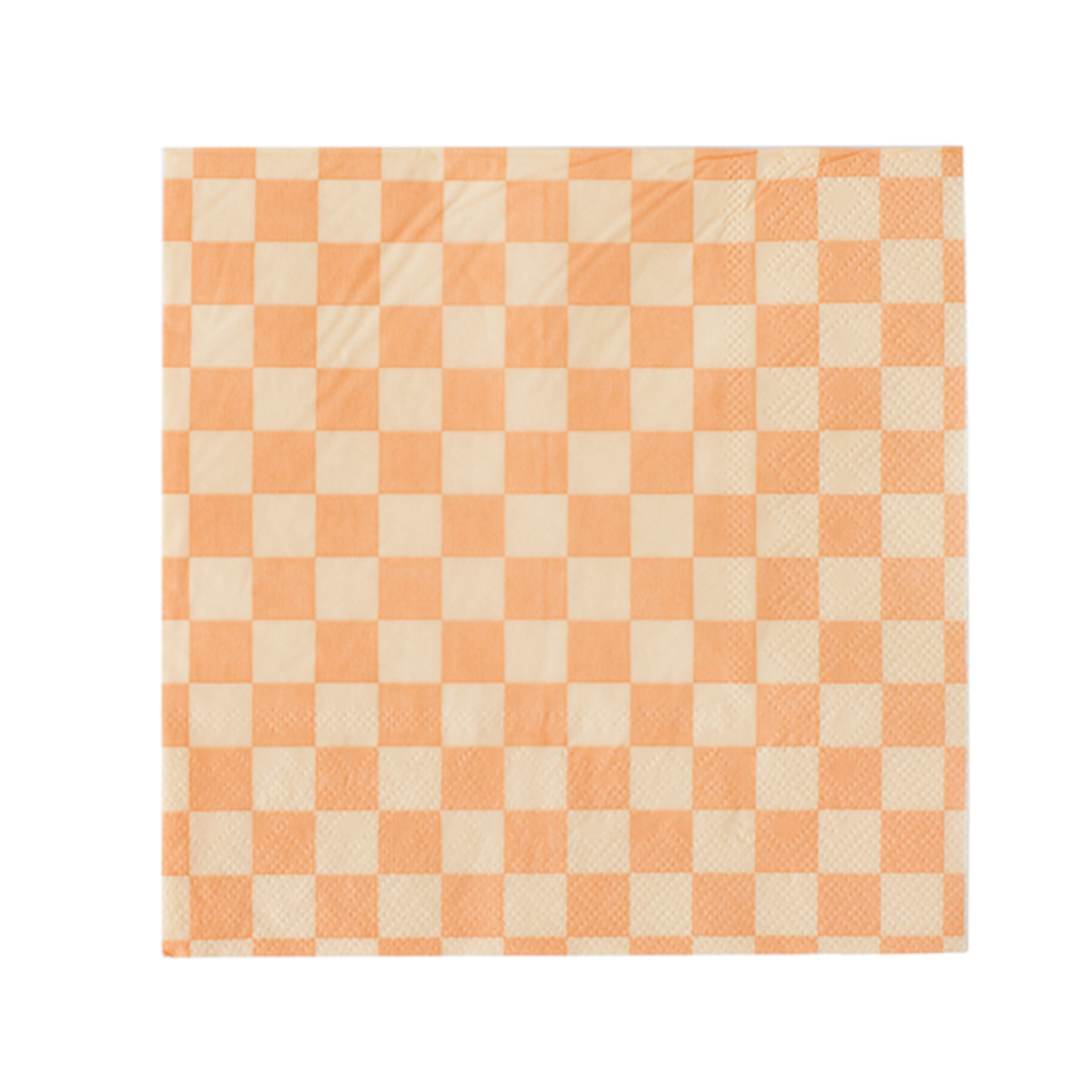 Check It! Large Peach/Cream Napkins