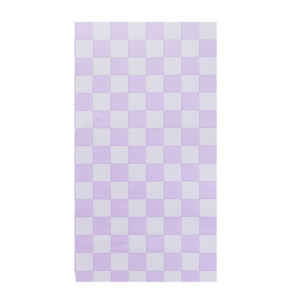 Check It! Guest Purple Posse Napkins