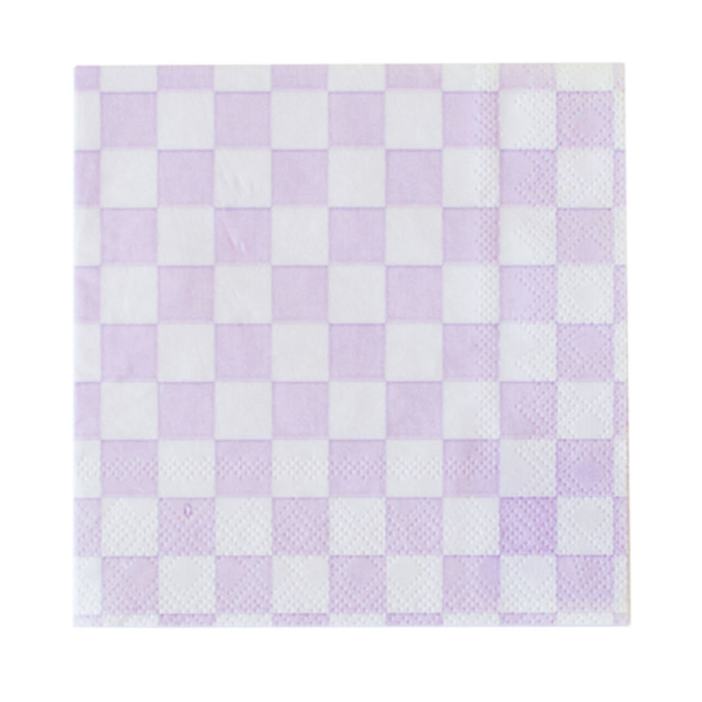 Check It! Large Purple Posse Napkins