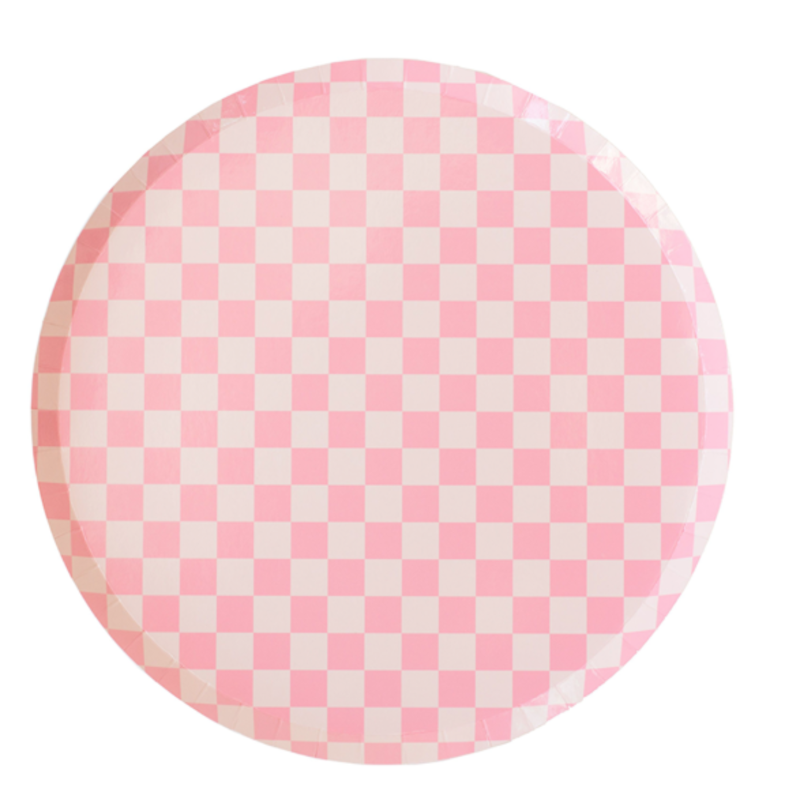 Check It! Dinner Pink Plates