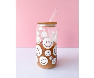 Smiley Face Beer Can Cup – B and T Vinyl Designs