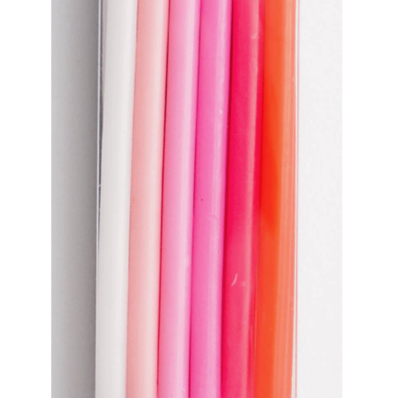 Pink Gradient 12 Candle Set