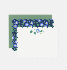 Morning Glory Notecards, Set of 4
