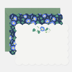 Morning Glory Notecards, Set of 4