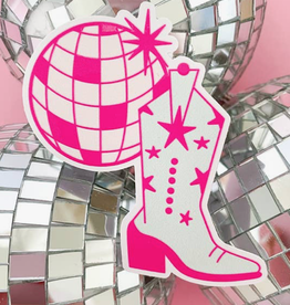 Disco Cowgirl Sticker