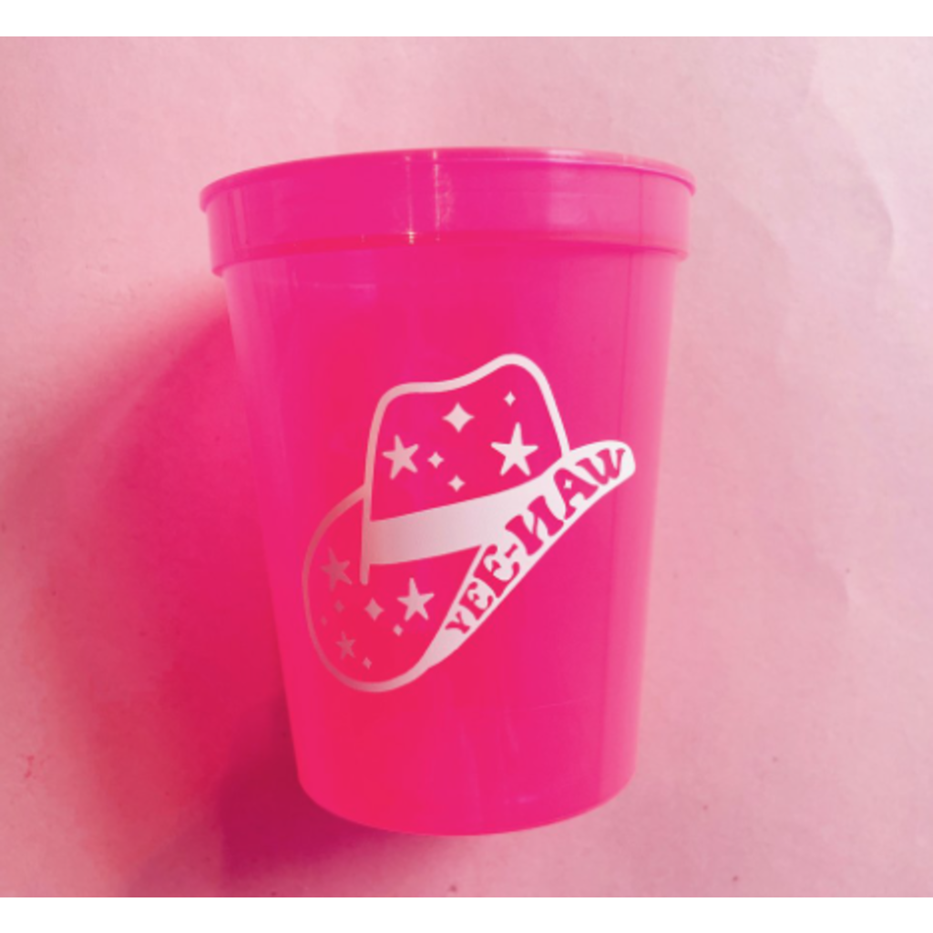 Pink Yeehaw Cups