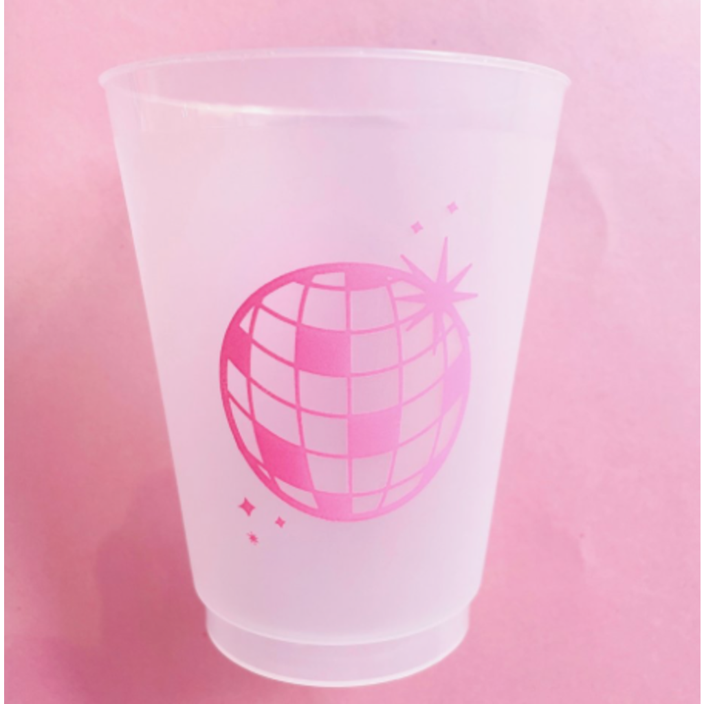 Disco Ball Frosted Cups