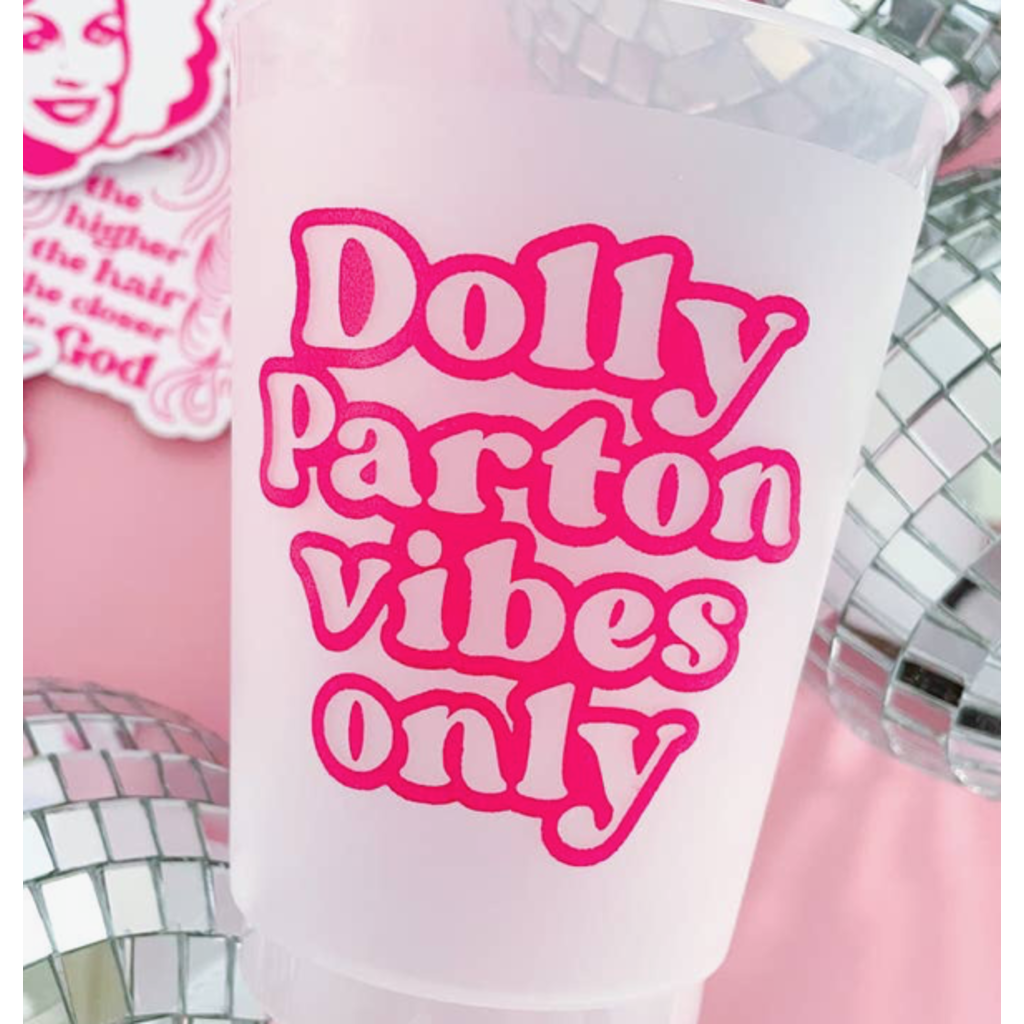 Dolly Vibes Only Frosted Cups