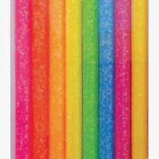 Tall Neon Rainbow Gradient 16 Candle Set