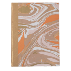 Handmade Recycled Marbled Notebook