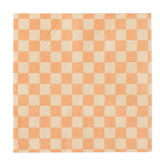 Check It! Large Peach/Cream Napkins