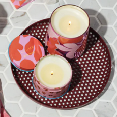 Pink Pepper Fuit Pearl Glass Candle