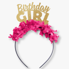 Pink Birthday Girl Crown
