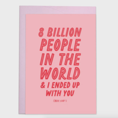 8 Billion People Card