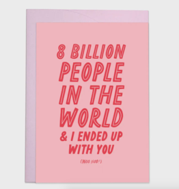 8 Billion People Card
