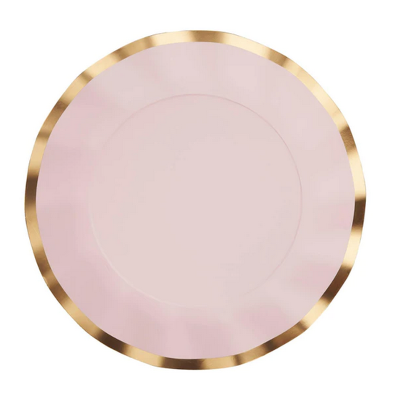 Blush Wavy Salad Plates