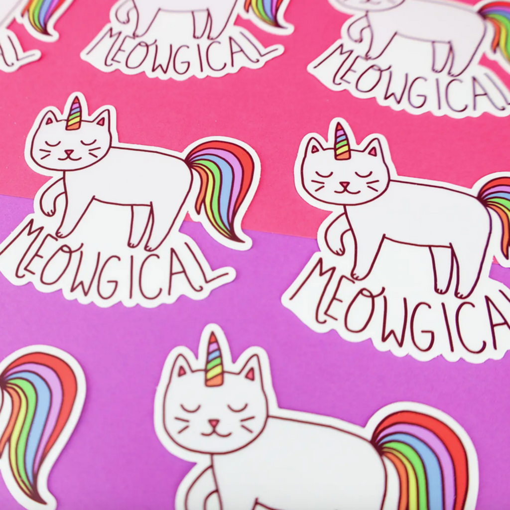 Meowgical Cat Sticker