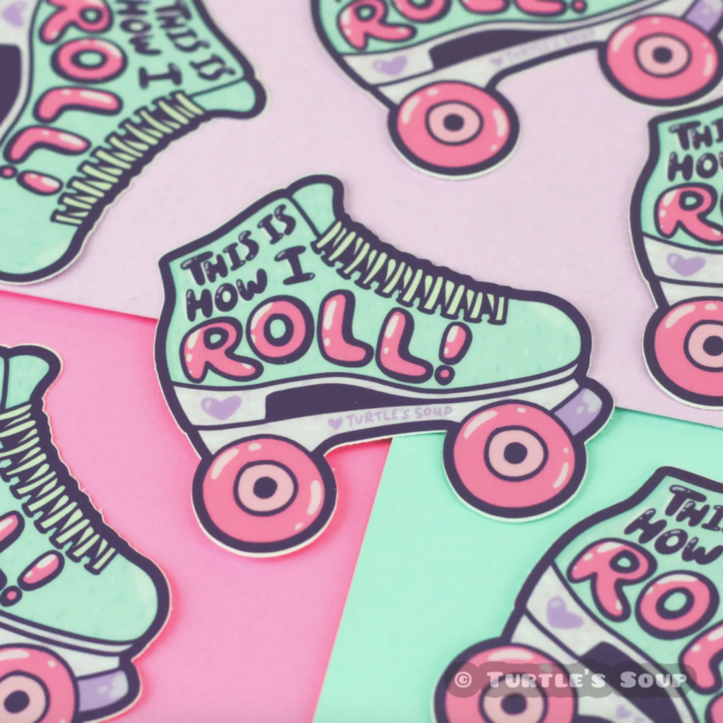 This Is How I Roll Roller Skating Vinyl Sticker
