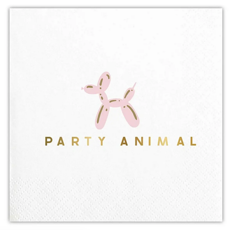 Party Animal Foil 5" Napkins