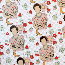 Strawberry Harry Styles Wrapping Paper