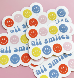 All Smiles Sticker