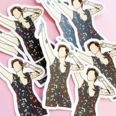 Sequined Harry Styles Sticker