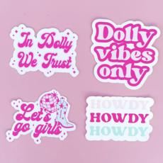 Dolly Vibes - 4 Sticker Pack