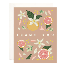 Citrus Thank You Boxed Cards