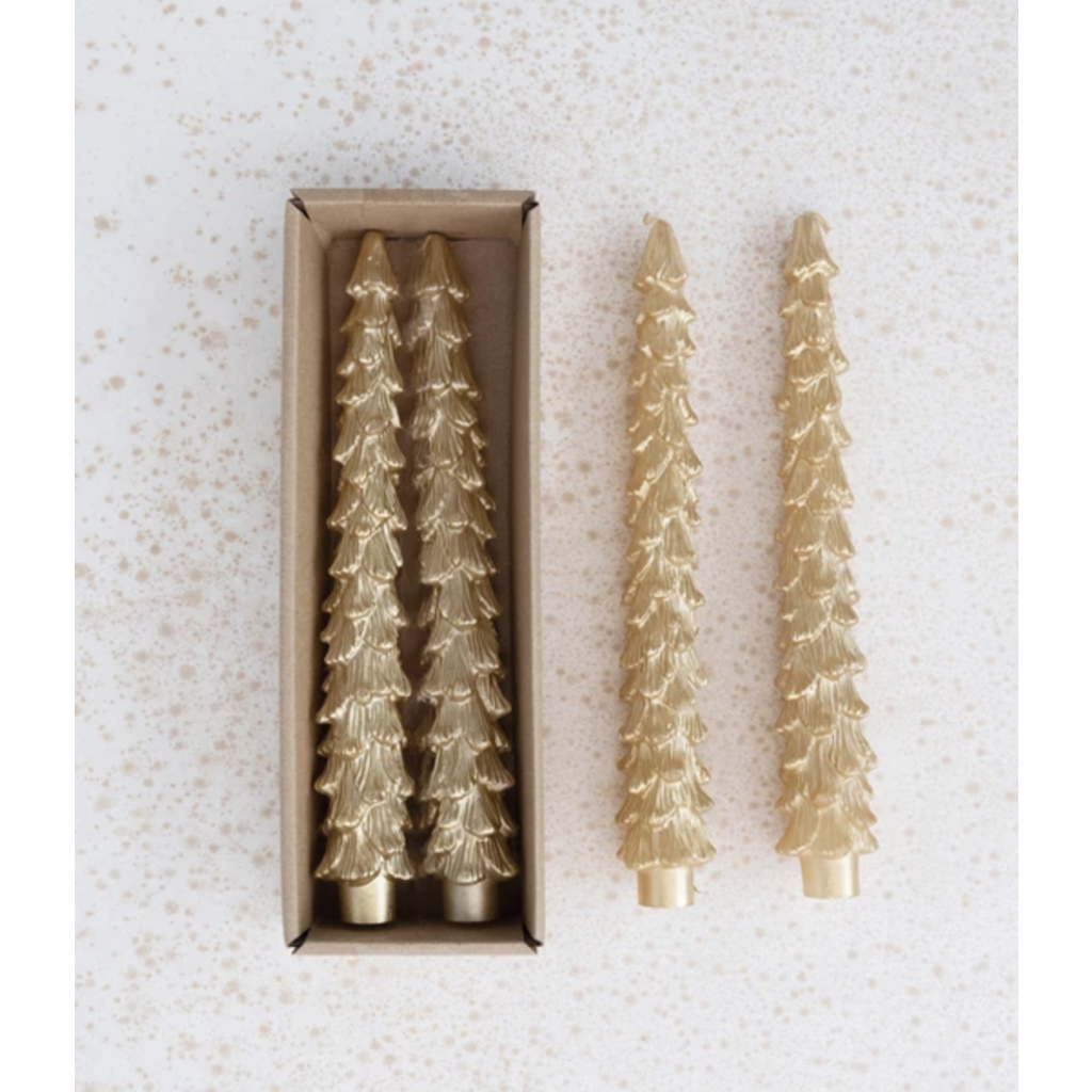 Tall Tree Shaped Taper Candles