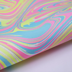 Neon Waves Wrap Sheet