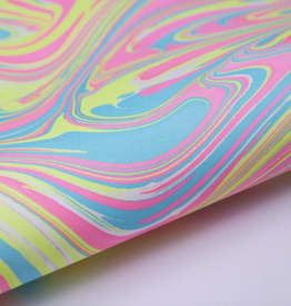 Neon Waves Wrap Sheet