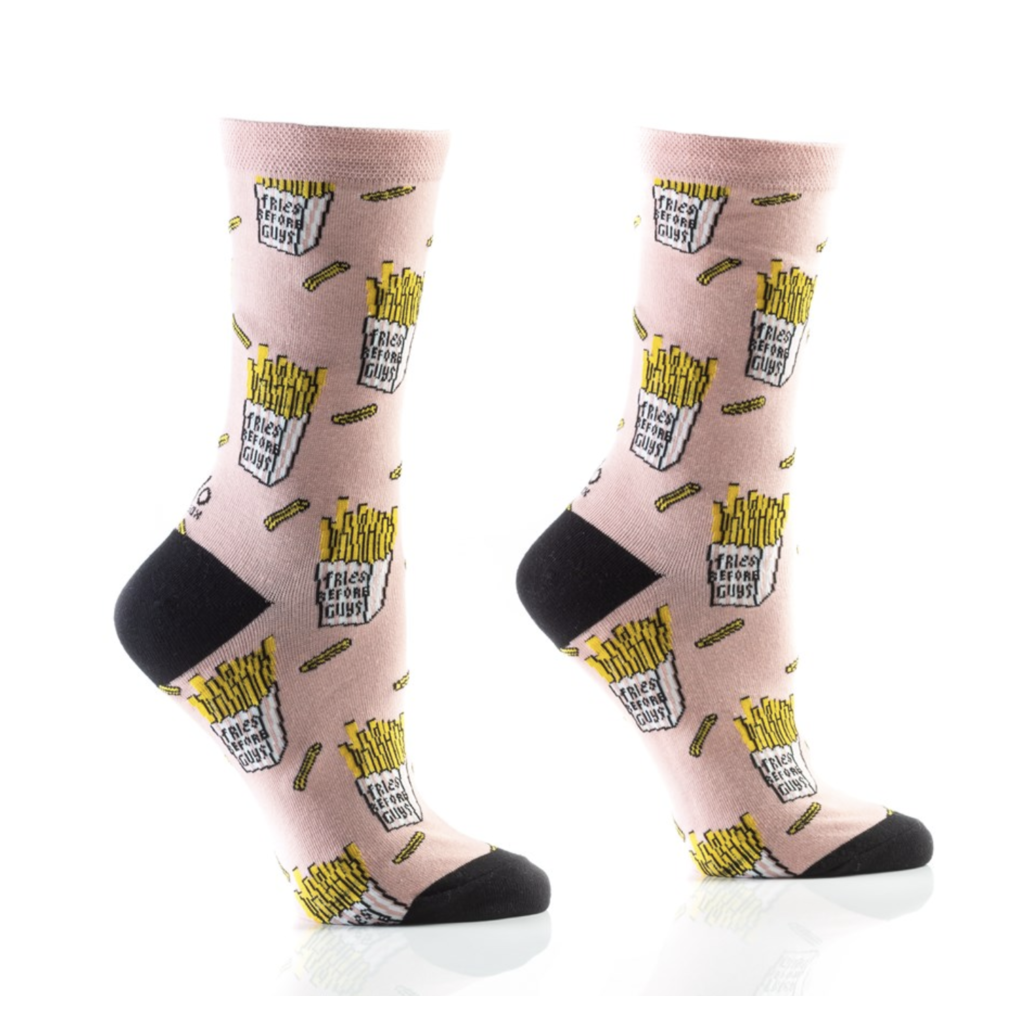 Women's Crew Socks - Fries