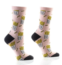 Women's Crew Socks - Fries